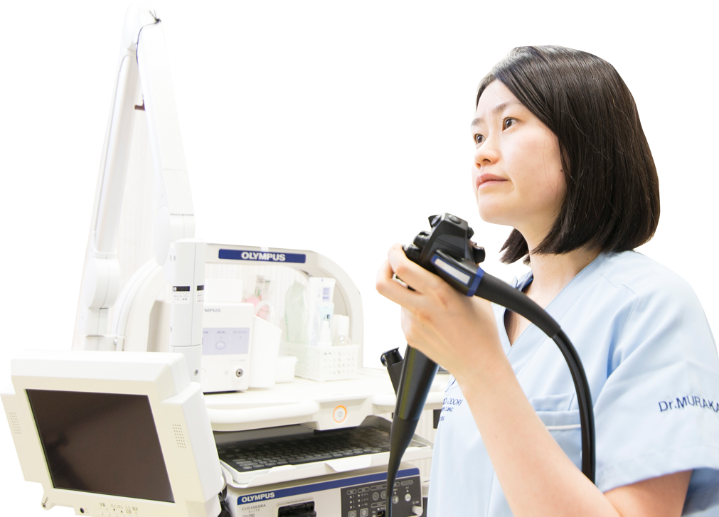内視鏡検査中の様子